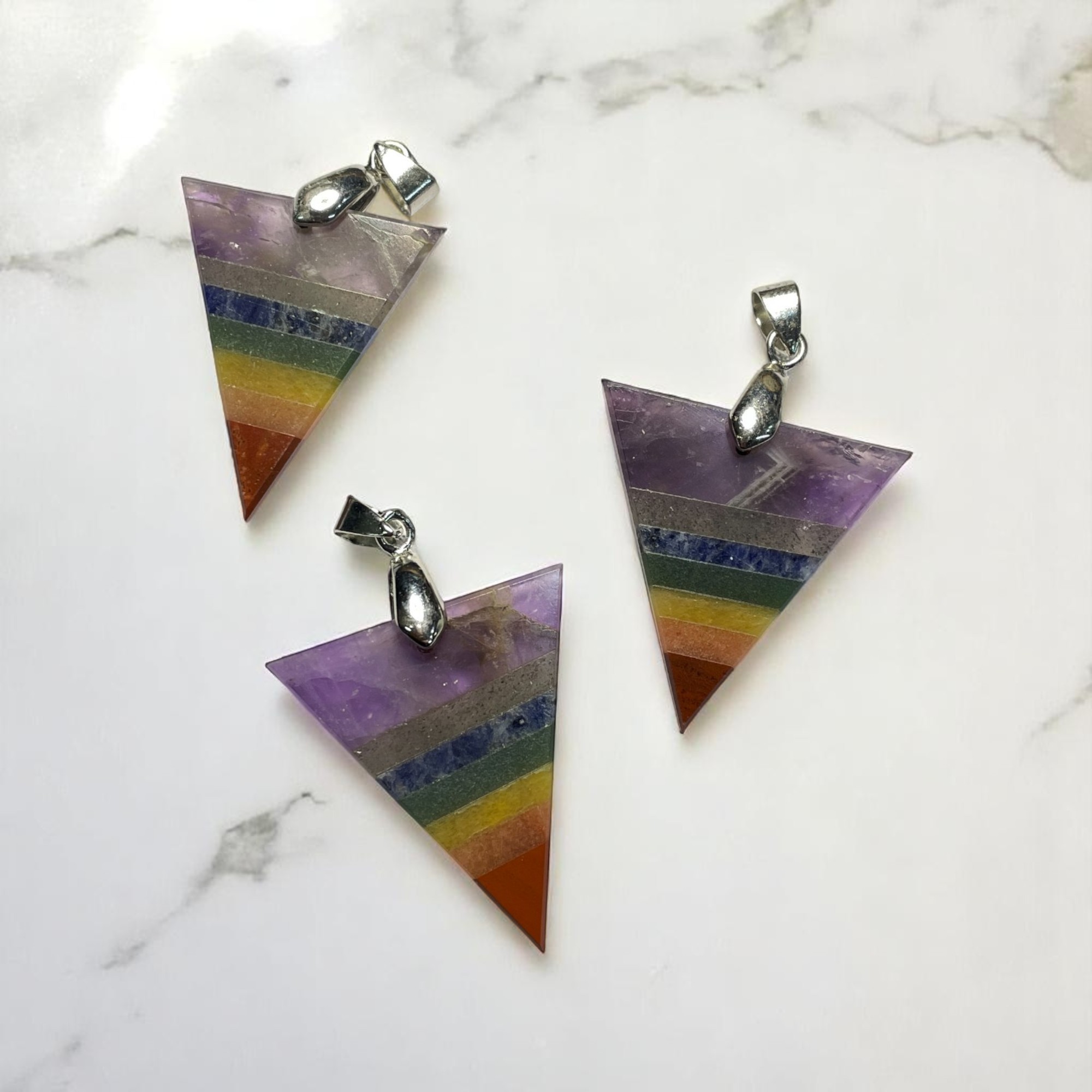 7 Chakra Crystal Pendant Discover the Power of Natural Crystals with Rocksmins: Elegantly Crafted Crystal Pendant Infused with Authentic Energies for Enhanced Well-Being and Spiritual Growth
