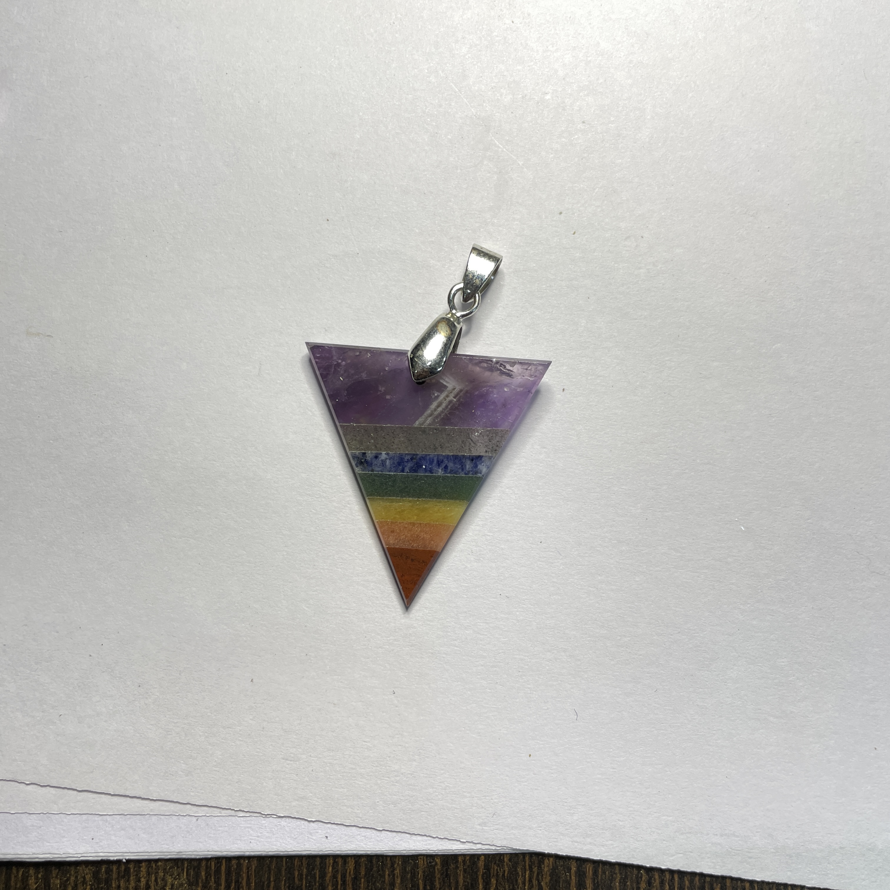 7 Chakra Crystal Pendant Discover the Power of Natural Crystals with Rocksmins: Elegantly Crafted Crystal Pendant Infused with Authentic Energies for Enhanced Well-Being and Spiritual Growth