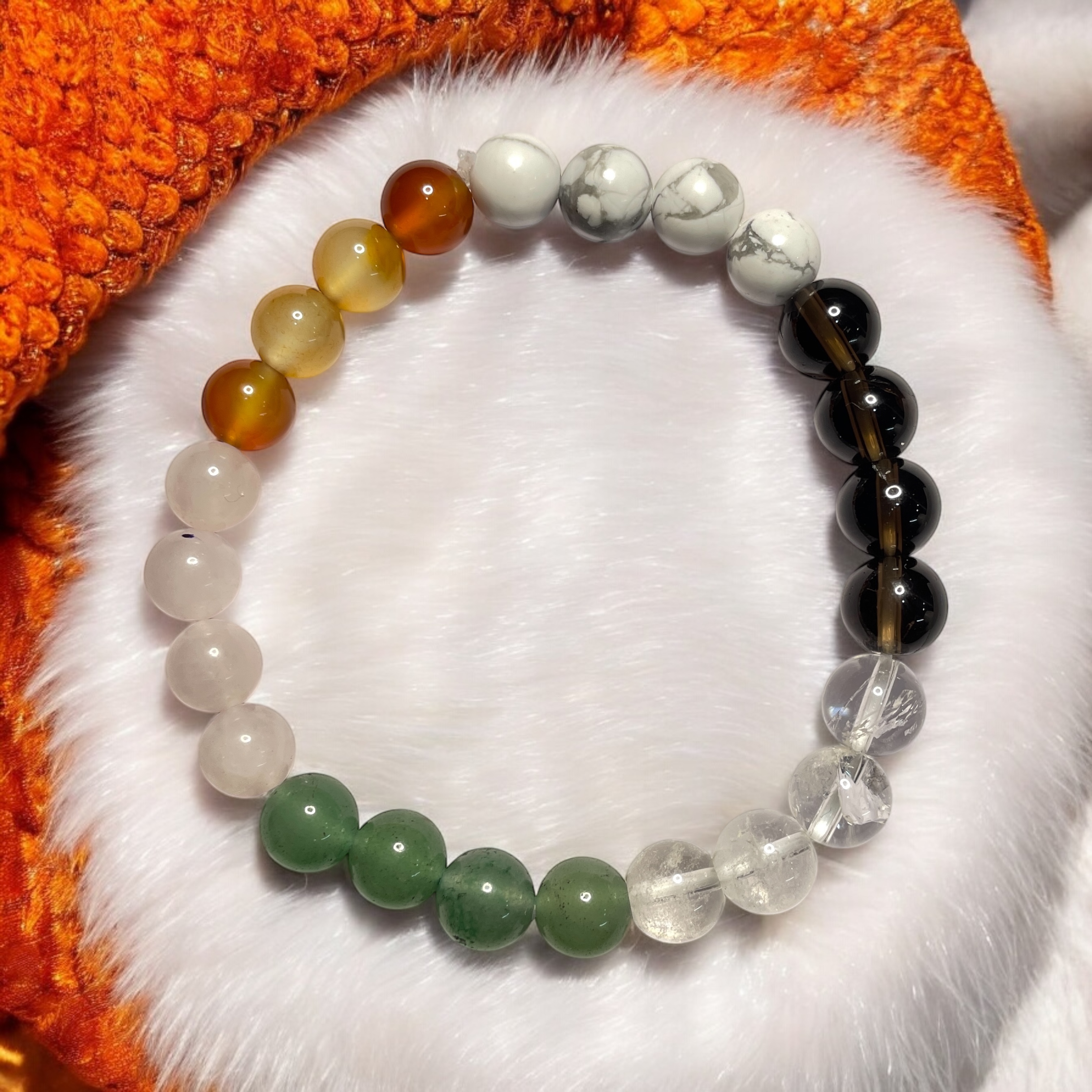 Patience & Tolerance Remedies & Intentions Bracelet Natural Made With Original Crystal Stone for Men Women Boy Girl Unisex 8mm Beads Stretchable Brand :- Rocksmins