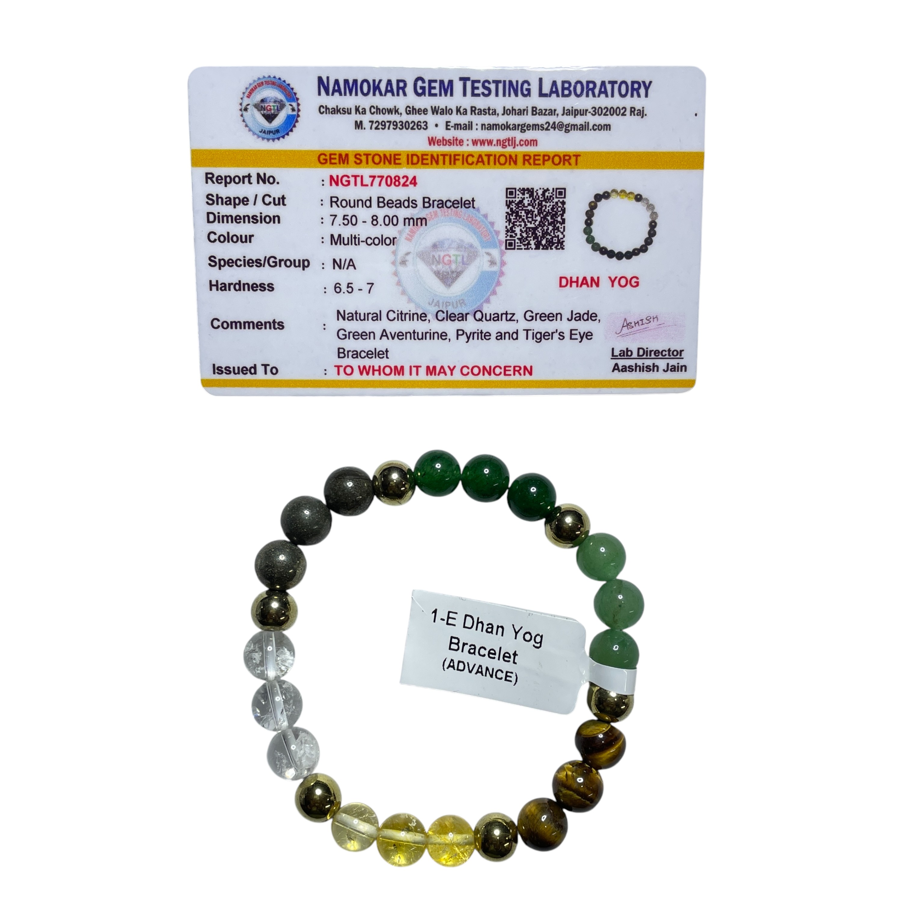 dhan-yog-bracelet-for-business-money-growth-natural-made-with-original-crystal-stone-for-men-women-boy-girl-unisex-8mm-beads-stretchable-brand---rocksmins