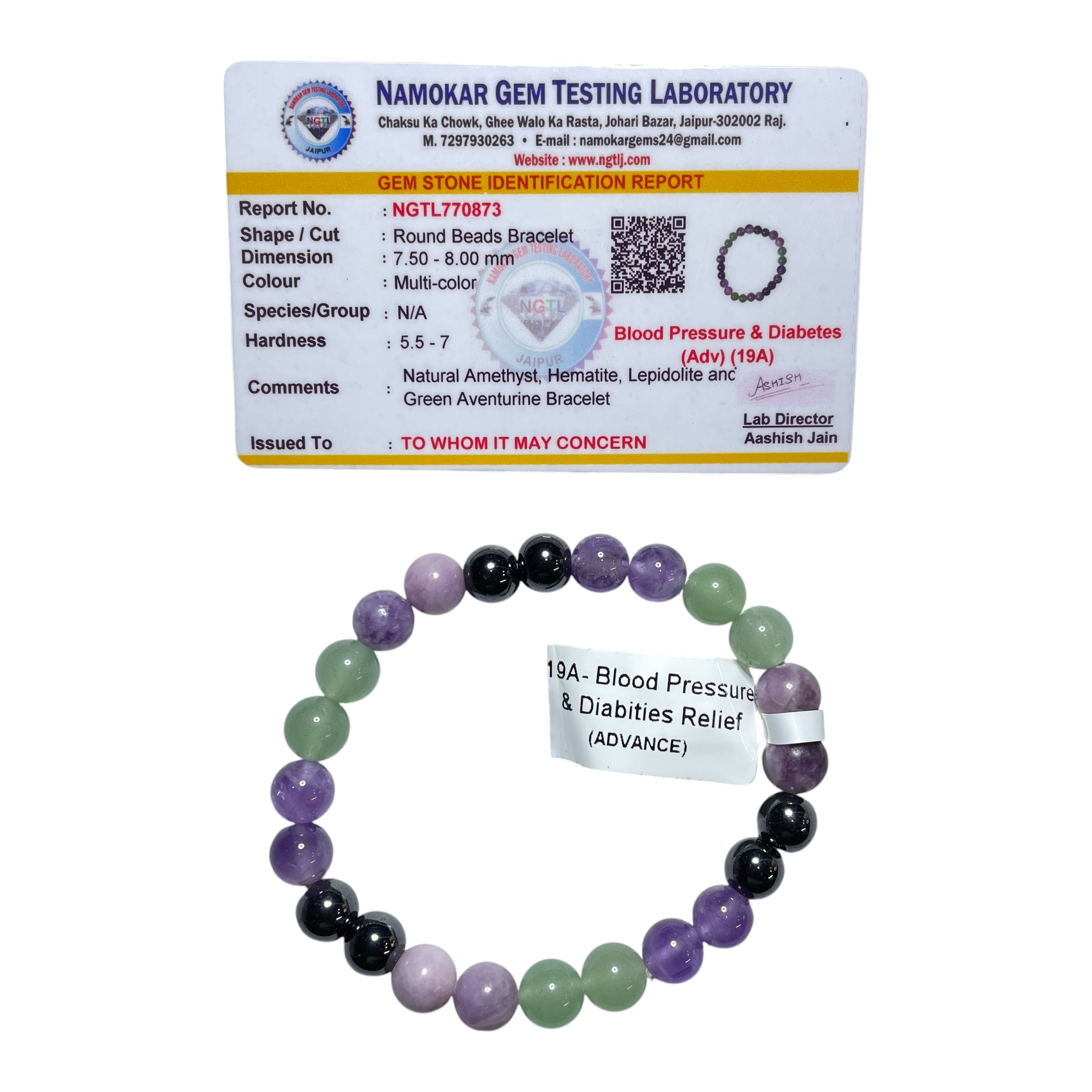 blood-pressure--diabities-bp--sugar-advance-bracelet-natural-original-crystal-certified-real-stone-stylish-for-men-women-boy-girl-unisex-8mm-beads-stretchable-brand--rocksmins